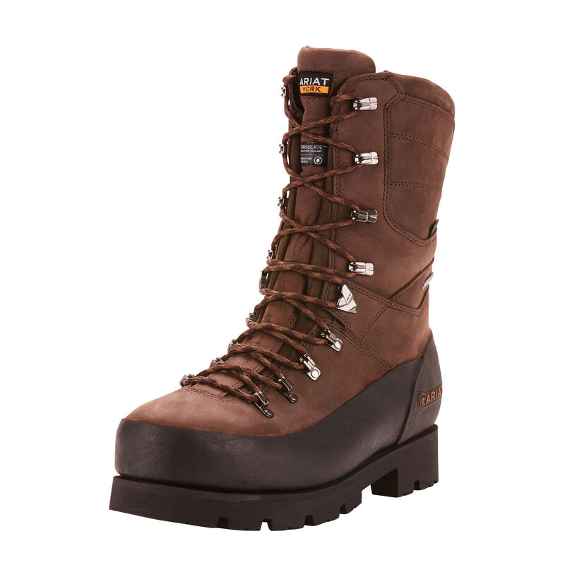 Ariat Arbeitsschuhe Herren - Linesman Ridge 10 Gore-Tex 400g Composite Toe Braun ( RYBHS-6472 )